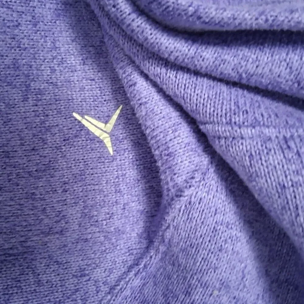 Old Navy Active Girls Purple Hoodie Sweatshirt Size M (8)